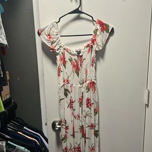 super stretch maxi dress floral
